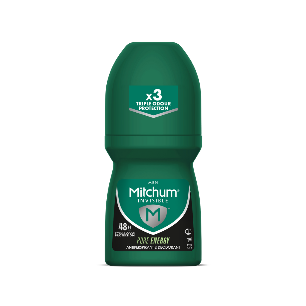 MITCHUM Men 48H Roll-On Pure Energy Invisible 50ml - ZA – Mitchum