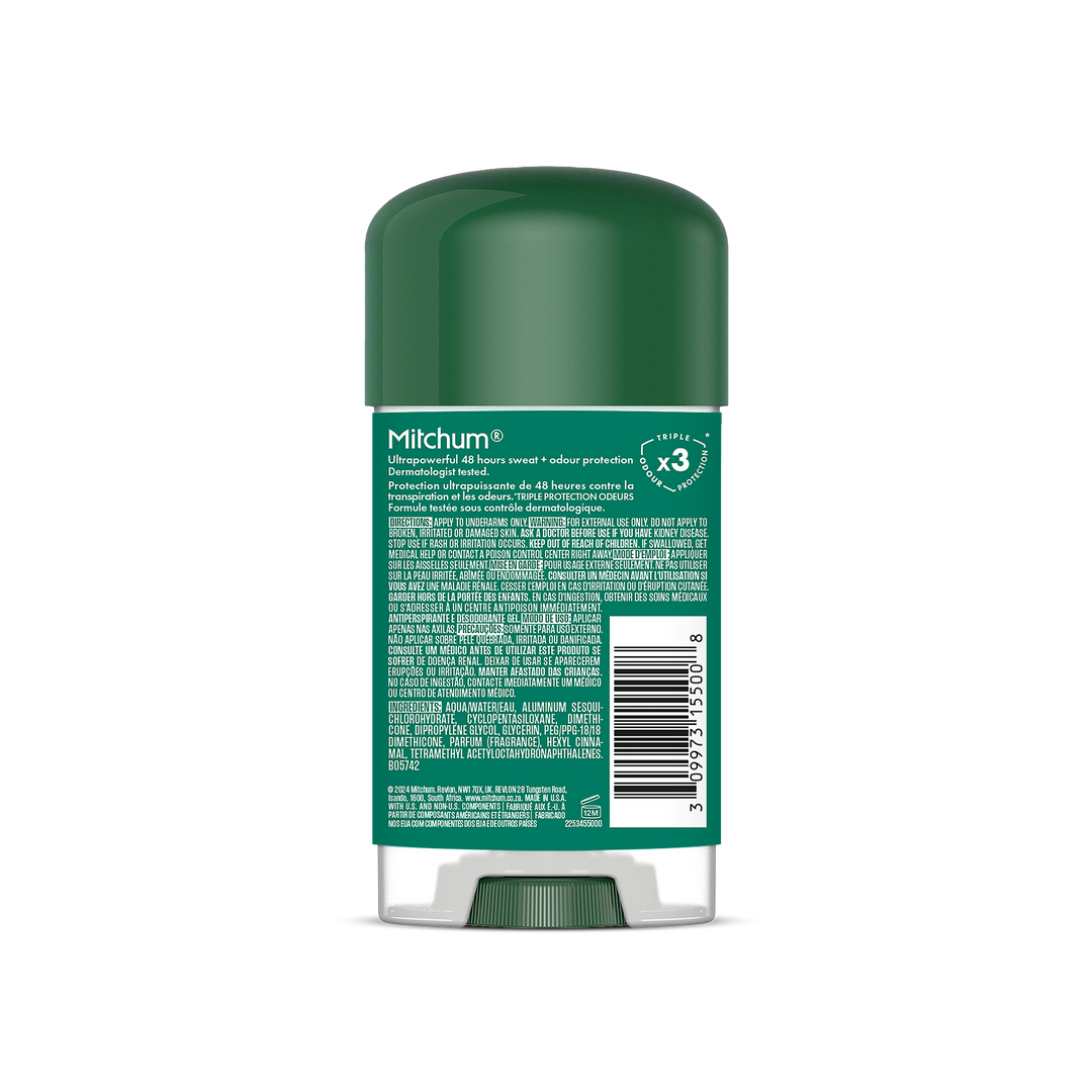 MITCHUM Men 48H Gel Cream Unscented 63gr