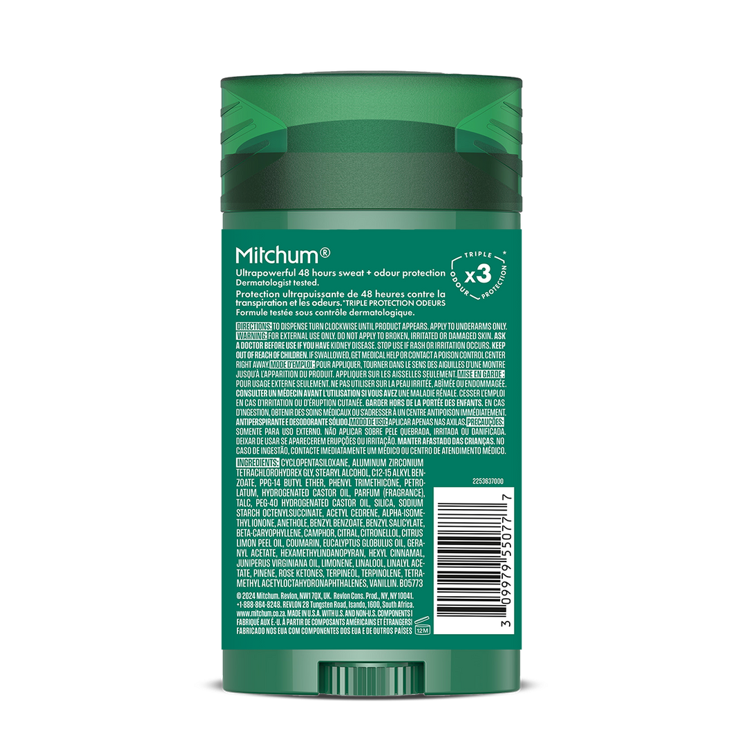 MITCHUM Men 48H Solid Stick Intense Energy 76gr