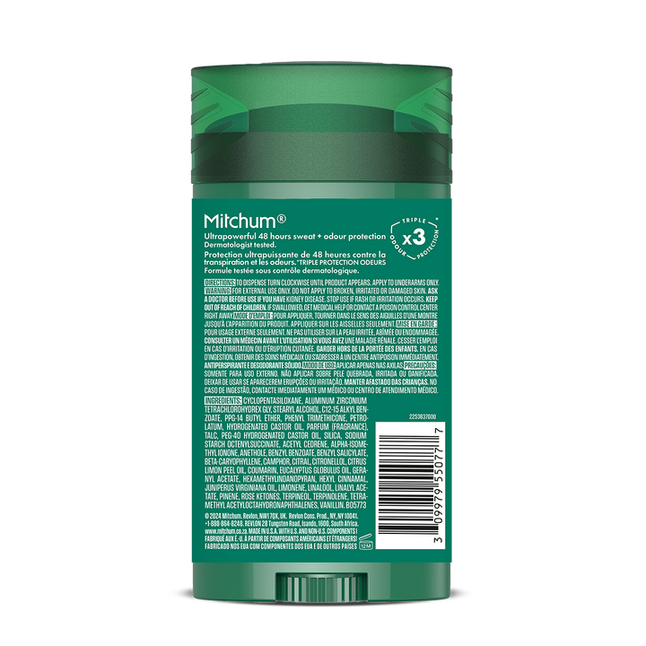 MITCHUM Men 48H Solid Stick Intense Energy 76gr