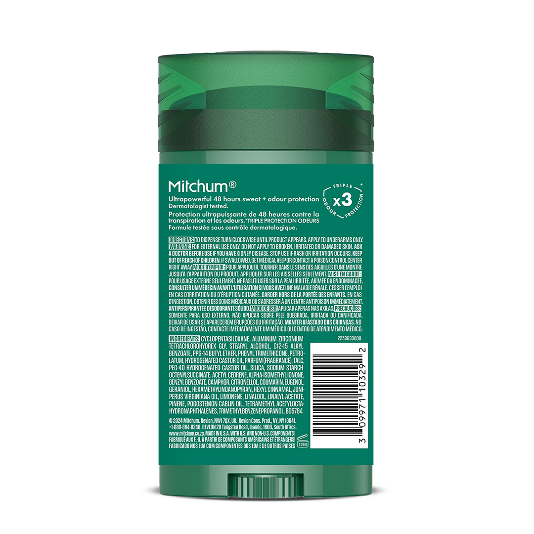 MITCHUM Men 48H Solid Stick Mountain Air 76gr