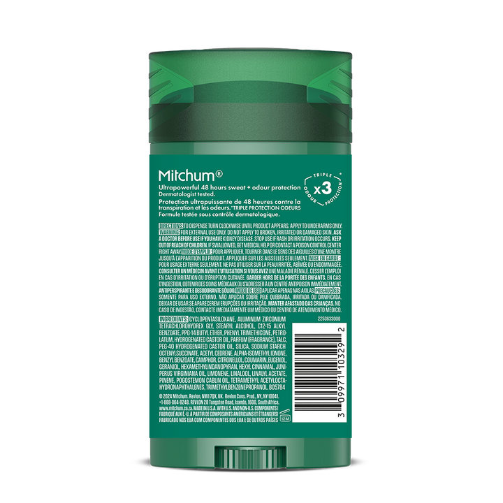 MITCHUM Men 48H Solid Stick Mountain Air 76gr