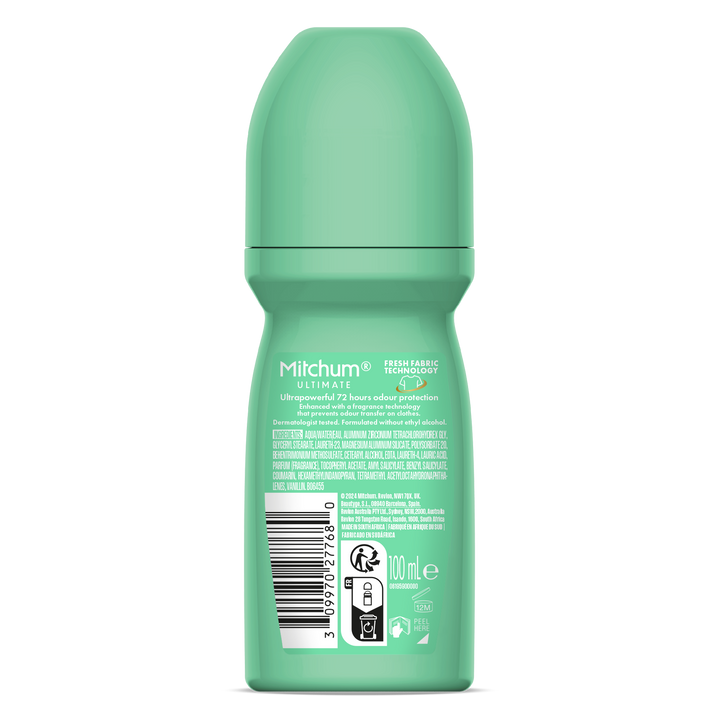 MITCHUM Women Ultimate 72H Roll-On Bright Floral 100ml