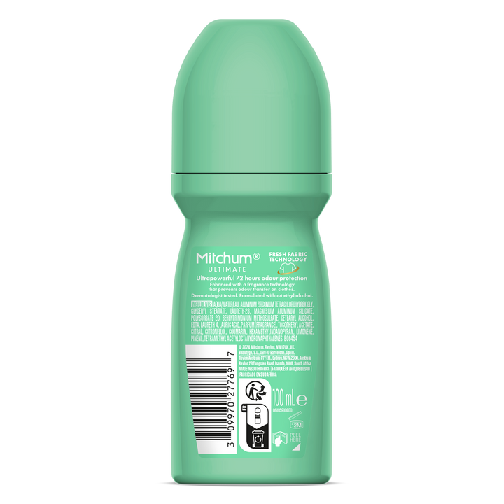 MITCHUM Women Ultimate 72H Roll-On Floral Citrus 100ml