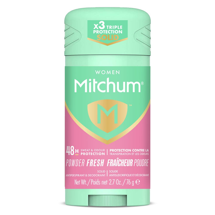 MITCHUM Women 48H Solid Stick Powder Fresh 76gr