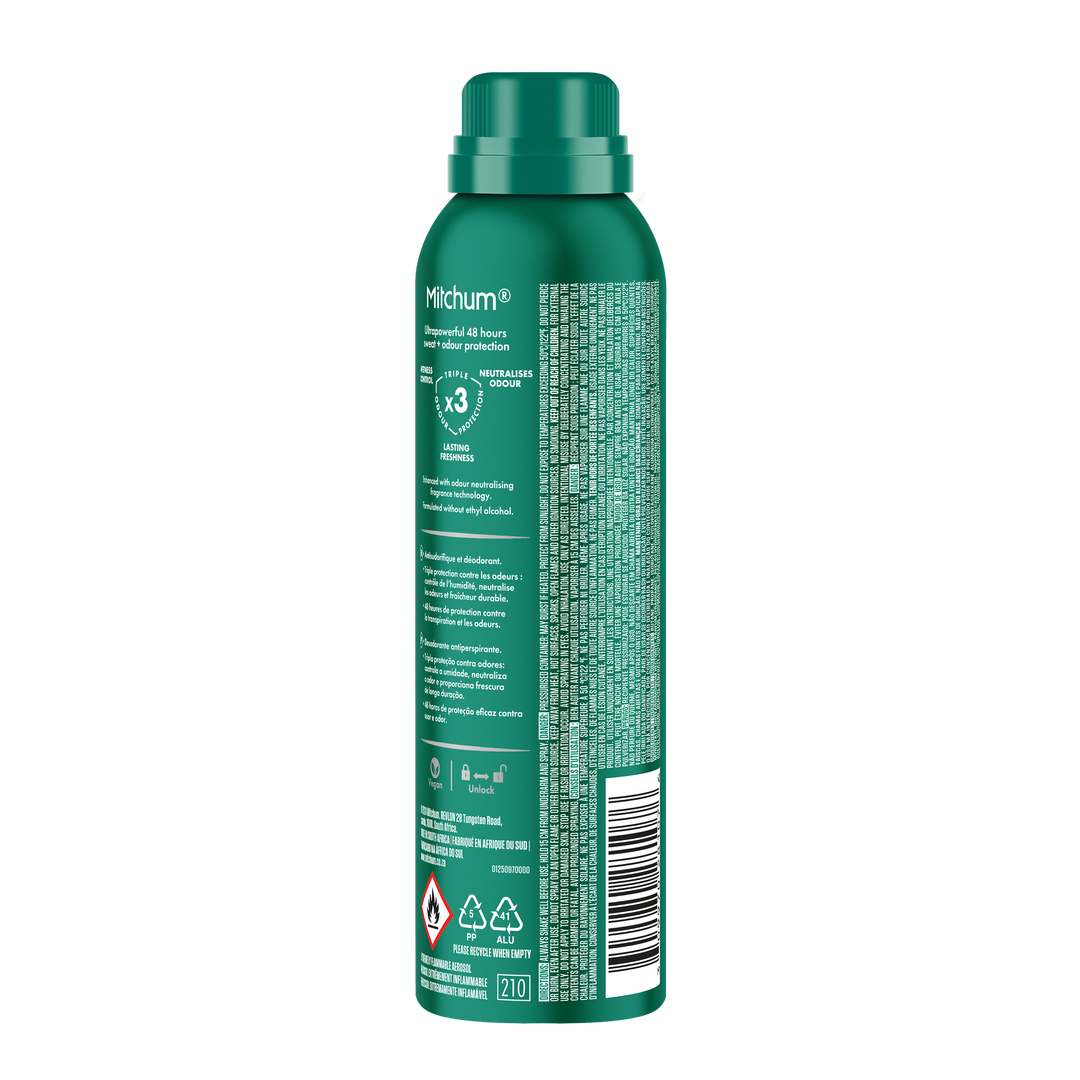 MITCHUM Men 48H Aerosol  Clean Control 150ml