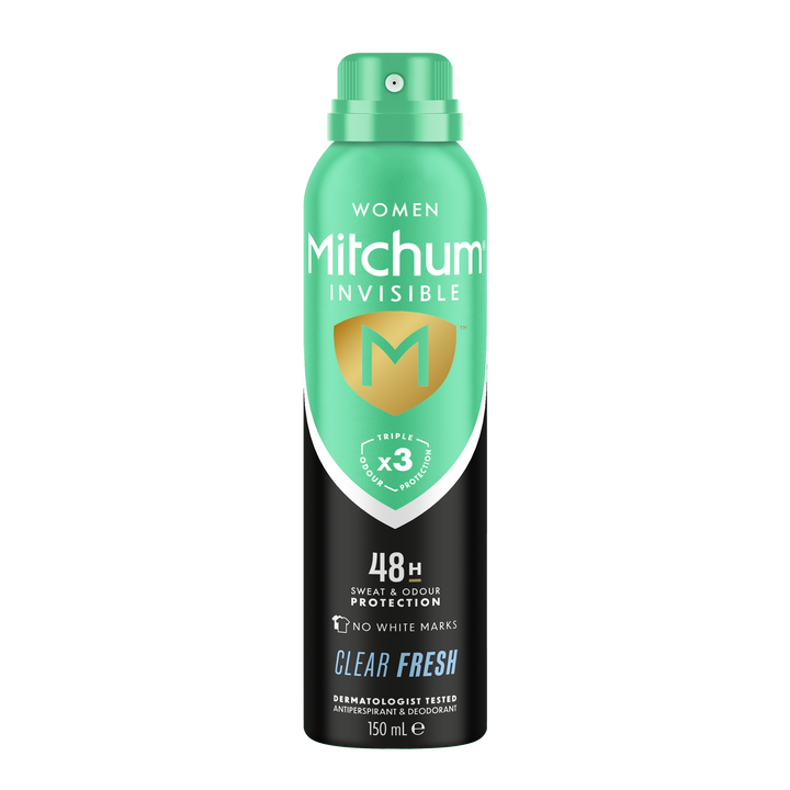 MITCHUM Women 48H Aerosol  Clear Fresh Invisible 150ml