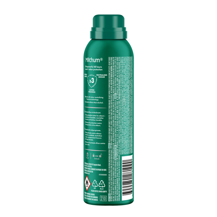 MITCHUM Men 48H Aerosol  Pure Energy Invisible 150ml