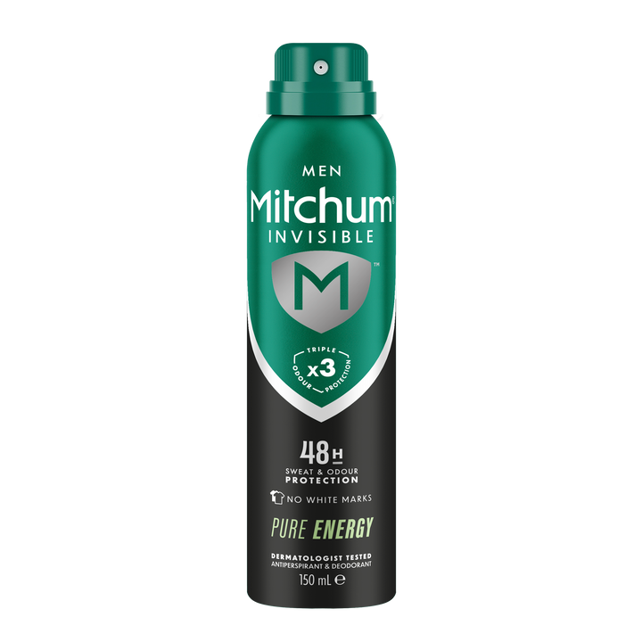 MITCHUM Men 48H Aerosol  Pure Energy Invisible 150ml