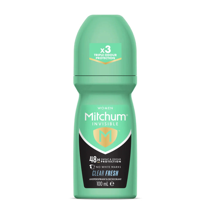 MITCHUM Women 48H Roll-On Clear Fresh Invisible 100ml